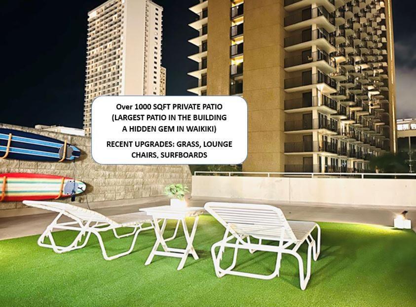 Huge Patio Washerdryer 1 Bedroom Banyan Free Parking 5 Min To Beach Honolulu Kültér fotó